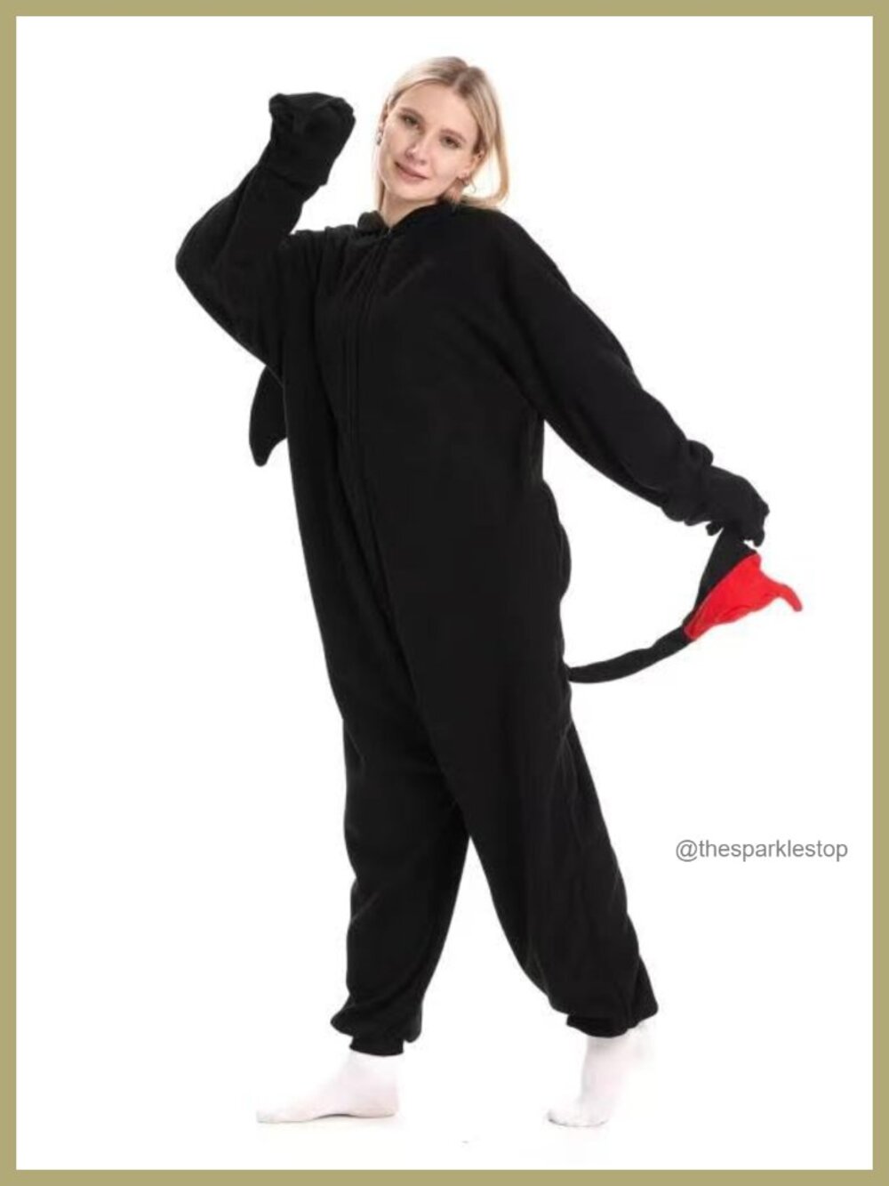 Polar Fleece Animal Onesie Pajamas Unisex Cosplay Halloween Jumpsuit Sleepwear